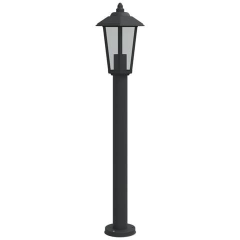 Lampada Da Terra Per Esterni Nera 80 Cm In Acciaio Inox - Foto 2