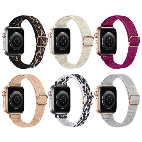 Set Da 6 Cinturini P. Apple Watch 42/44/45/49 Mm Gamma Revolt 01 Nylon, Multicolore - Foto 1