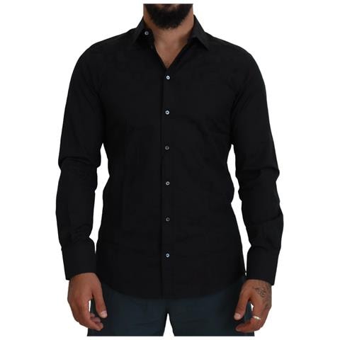 Abito In Cotone Nero Camicia Martini Formale - It39 - M - Foto 1