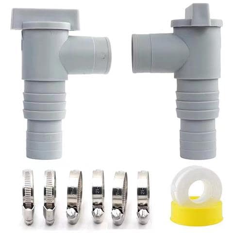 Kit Valvola Piscina Con Fascette Stringitubo E Nastro In Teflon - Foto 1