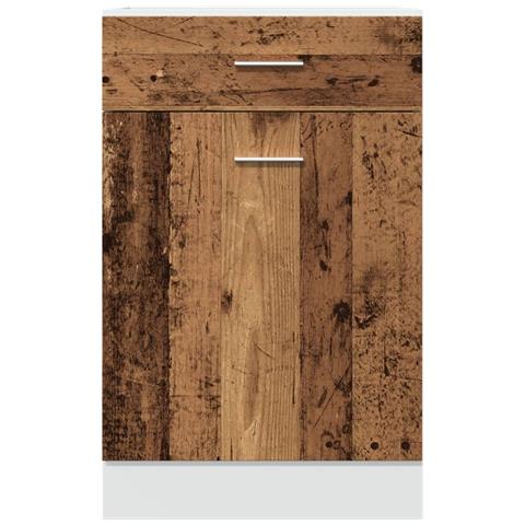 Mobile con Cassetto “Lyon” Legno Antico 50x46x81,5cm - Foto 10