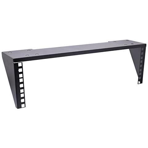 Rack da 19" per montaggio sotto il tavolo, 3U, nero - Foto 1