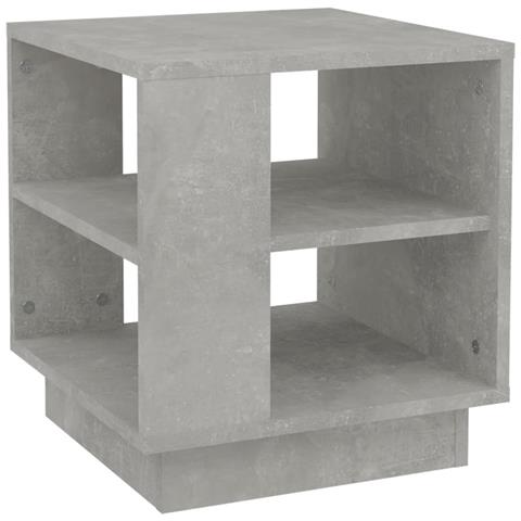 Tavolino Salotto Grigio Cemento 40x40x43 Cm Legno Multistrato - Foto 1