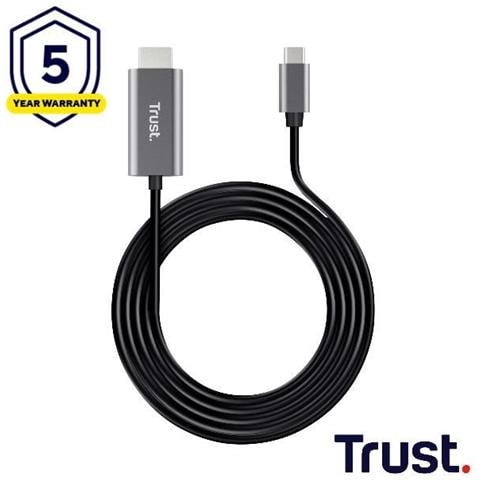 25630 Adattatore Per Inversione Del Genere Dei Cavi USB-C HDMI Nero, Argento - Foto 1