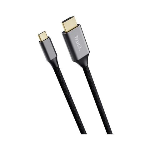 25630 Adattatore Per Inversione Del Genere Dei Cavi USB-C HDMI Nero, Argento - Foto 3