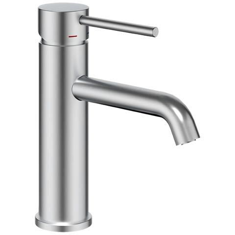 Miscelatore Monocomando Jazz Per Lavabo Installazione Rapida Acqua Calda Fredda *** Finitura- : Nickel Spazzolato - Foto 1