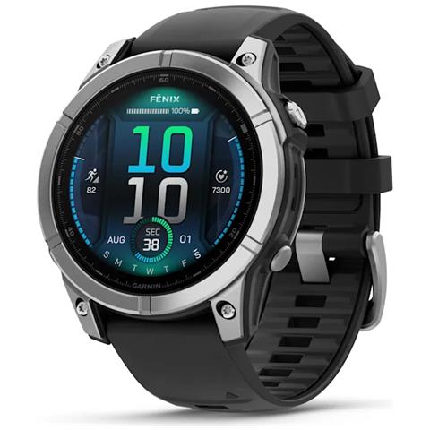 Fenix E 3,3 cm (1.3") AMOLED 47 mm Digitale 454 x 454 Pixel Touch screen Acciaio inox Wi-Fi GPS (satellitare) - Foto 1