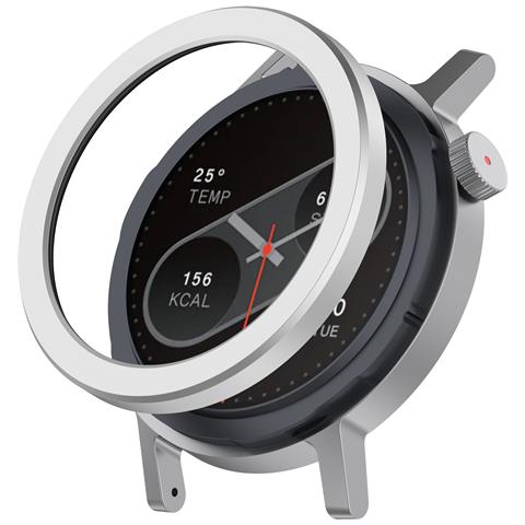 Cmf Watch Pro2 Lunetta Metallica + Pellicola Protettiva In Vetro Temperato Argento Silver - Foto 2