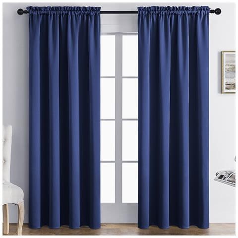 Tende Oscuranti Minimaliste Moderne Per Soggiorno E Camera Da Letto - Privacy E Blocco Della Luce Blue S - Foto 2