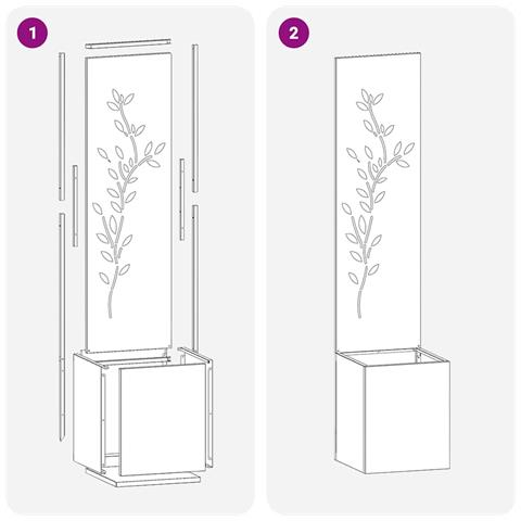 Schermo per privacy in giardino Oliver verde 32 x 140 cm - Foto 9