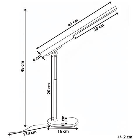 Lampada Da Scrivania A Led Tucana Con Dimmer Nero - Foto 4