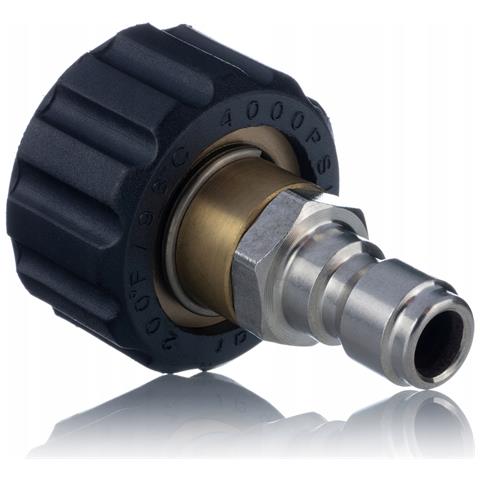 Adattatore M22x1,5 A Innesto Rapido 3/8"" - Compatibile Con Idropulitrici Kärcher Hd, Hds | Ottone E Acciaio, Resistente Alla Corrosione - Foto 2