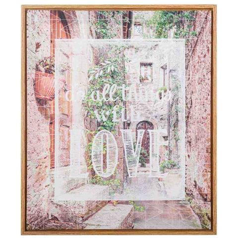 Quadro Tela Stampata Con Cornice 50x60x4 H - Foto 1