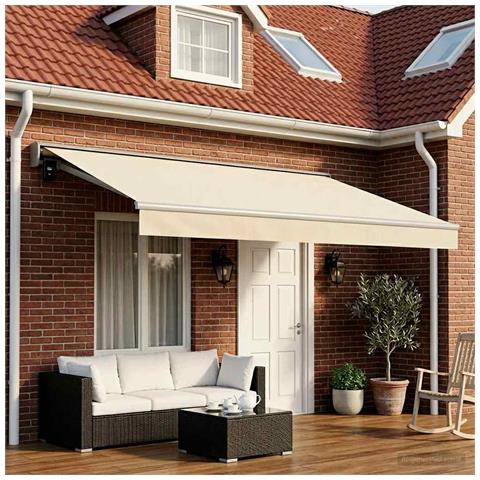 Telo di ricambio per tenda da sole Crema 500 × 300 cm - Foto 2