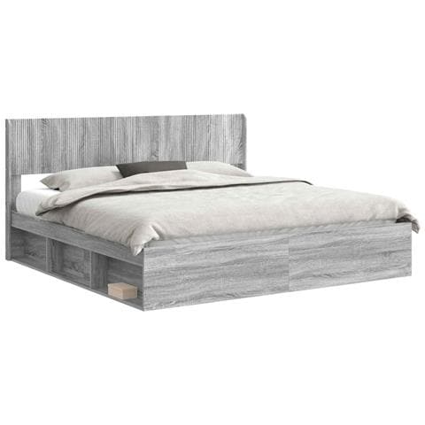Struttura del letto con stoccaggio e testata 3 pcs - Foto 1