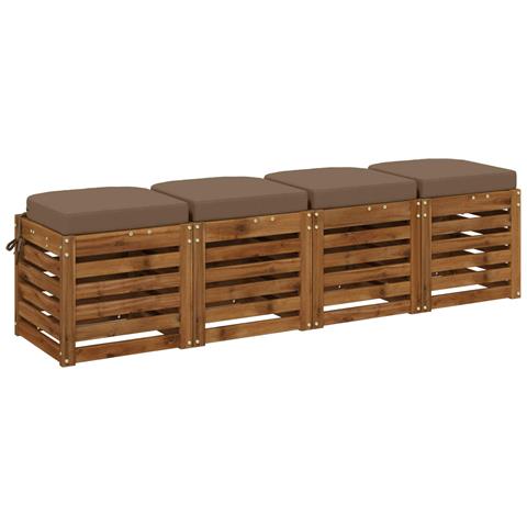 Cuscini per sedile a 4 pezzi SOEST 4 pcs 100% Poliestere - Foto 2