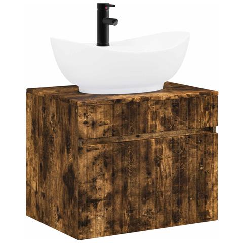 Set di mobili per il bagno Rovere Fumo Legno ingegnerizzato - Foto 1