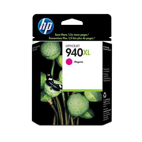C4908aE Cartuccia Ink Originale 940XL Magenta per OfficeJet Pro 8000 Capacità 1400 Pagine - Foto 1