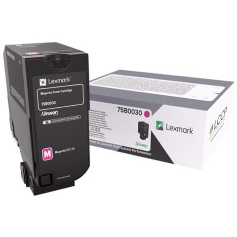 75B0030 Toner Originale Magenta per CX727de / CS727de / CS728de Capacità 10000 Pagine - Foto 1