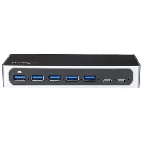 Hub USB-C a 7 porte - 5x USB-A + 2 USB-C - USB 3.0 - Hub Alimentato USB Tipo C - Foto 4