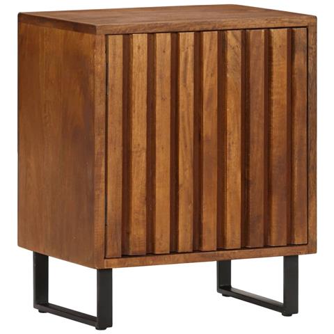 Comodino 40x30x50 Cm In Legno Massello Di Mango - Foto 10