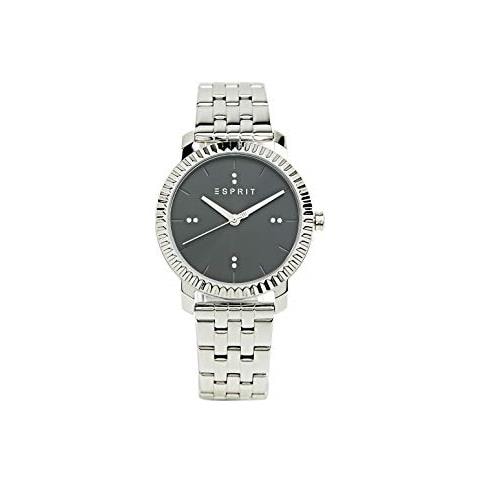 Esprit Es1l185m0055 Menlo Silver Black Orologio Da Donna In Acciaio Inox Argento - Foto 1