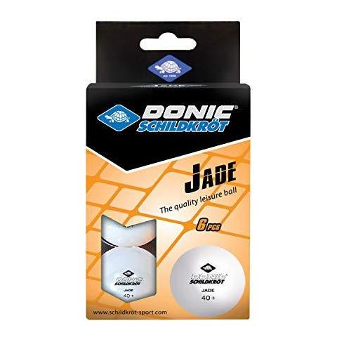 Donic-schildkrt Jade Ping Pong Palline 40 Mm Bianco 6 Pezzi - Foto 1