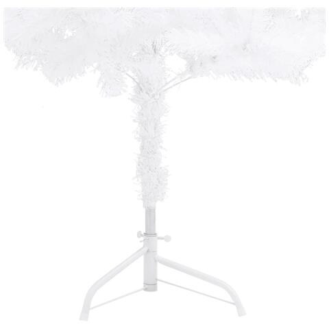 Albero di Natale Artificiale ad Angolo Bianco 240 cm PVC - Foto 8