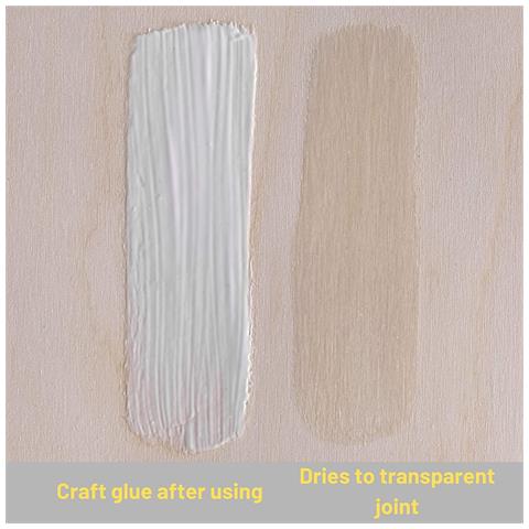 1l Bianca Colla Pva Universale Liquida Artigianale | Per Tessuti Carta Cartone Legno Vetro Pelle Ceramica Feltro | Non Tossica | Asciugatura Rapida Trasparente | Progetti Artistici - Foto 2