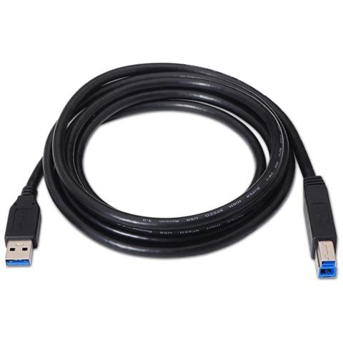 10.01.0802-BK, 3.0 (3.1 Gen 1) , USB A, USB B, Maschio / maschio, Dritto, Dritto - Foto 1