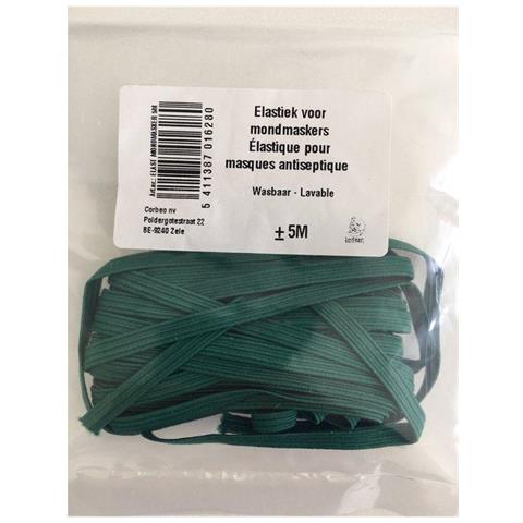5 Metri Di Elastico Per Maschere Antisettiche - Larghezza 5/6 Mm - Foto 1