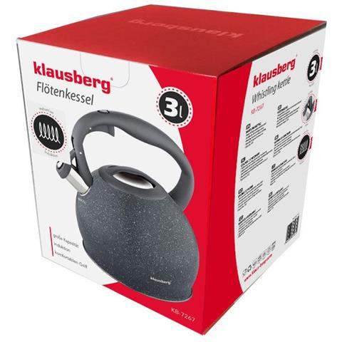 Bollitore Con Fischietto 3l Klausberg Kb-7267 Marmo - Foto 6