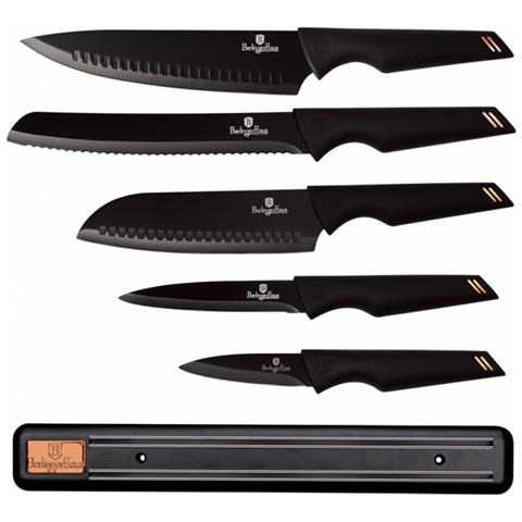 Bh-2698 Set Di 5 Coltelli Da Cucina Con Striscia Magnetica - Foto 4