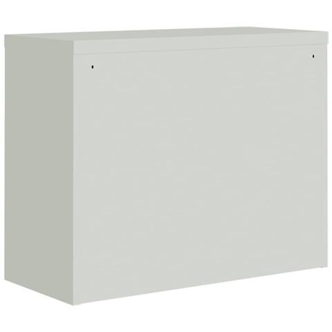 Armadio Classificatore Grigio Chiaro E Blu 90x40x70 Cm Acciaio - Foto 10