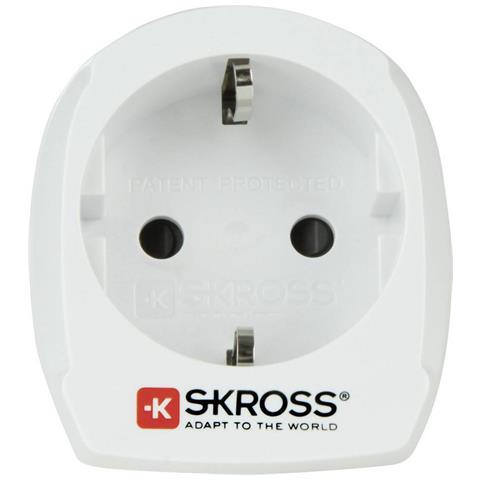 1.500205-E adattatore per presa di corrente Tipo J (CH) Tipo C (Europlug) Bianco - Foto 1