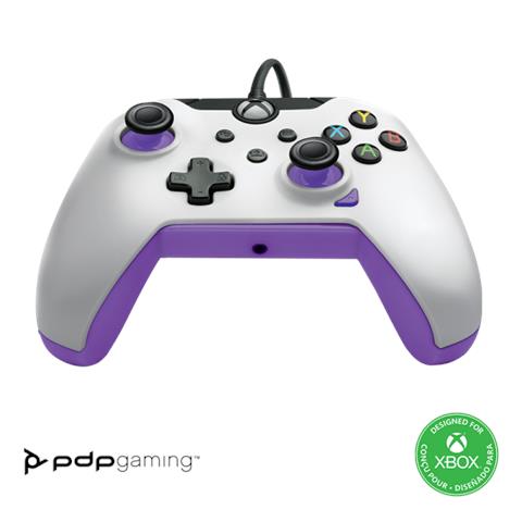 Pdp 049-012-wpr Periferica Di Gioco Porpora, Bianco Usb Gamepad Analogico /digitale Pc, Xbox, Xbox One X, Xbox Series S, Xbox Series X - Foto 2