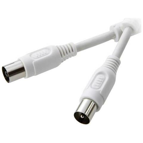 Sp-1301540 Cavo Coassiale 7,5 M Belling-lee /iec Bianco - Foto 1