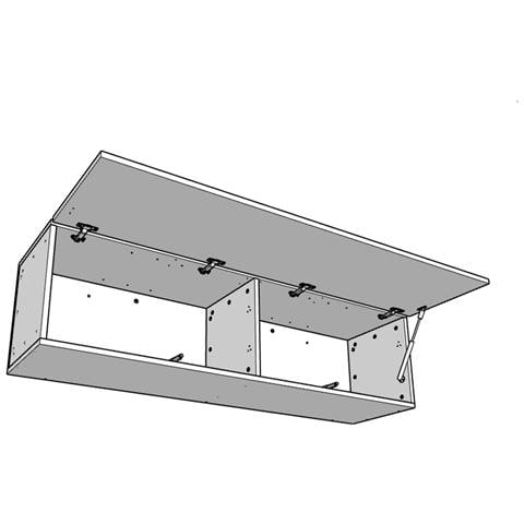 Pensile Vasistas L.173,6 H.40 P.39,2 Noce - Foto 2