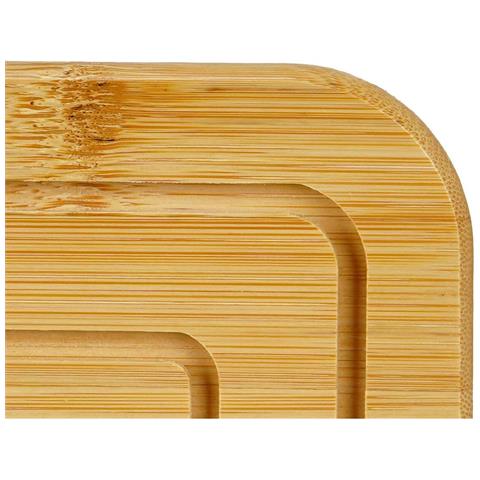 Sottopentola Naturale Bambù 19 X 1 X 19 Cm (24 Unità) Quadrato - Foto 2