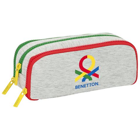 Portaoggetti Triplo Benetton Pop Grigio (21 X 8 X 8 Cm) - Foto 1