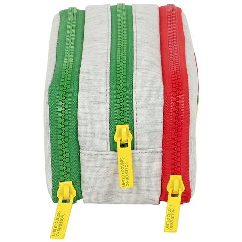 Portaoggetti Triplo Benetton Pop Grigio (21 X 8 X 8 Cm) - Foto 2