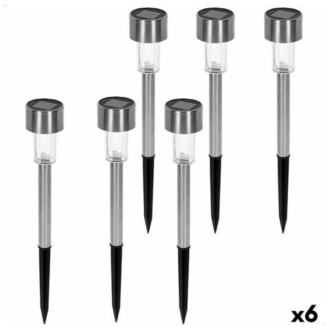 Set Di Picchetti Solari Da Giardino Aktive 6 Pezzi Plastica 5,5 X 36 X 5,5 Cm (6 Unità) - Foto 1