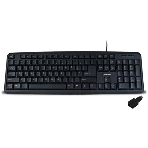 Tastiera USB 5907512858240  per Ufficio (Layout QWERTY) Colore Nero - Foto 1