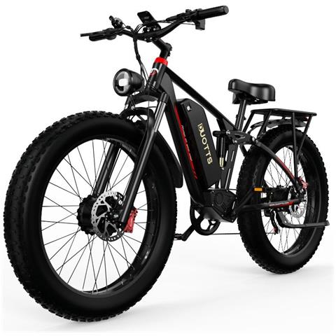 Bicicletta Elettrica S26 - Motore 750w*2 Batteria 960wh Autonomia 60km - Nero - Foto 2