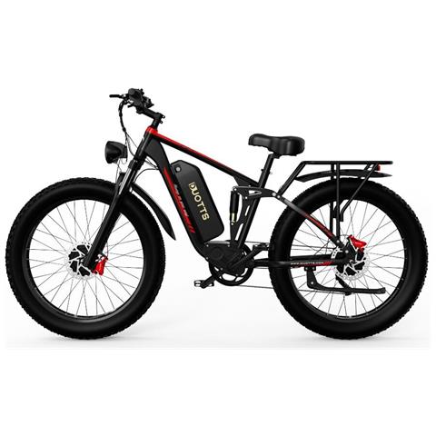 Bicicletta Elettrica S26 - Motore 750w*2 Batteria 960wh Autonomia 60km - Nero - Foto 5