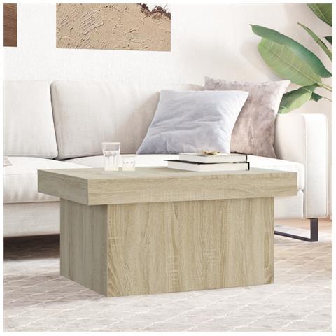 Tavolino Da Salotto Rovere Sonoma 80x55x40 Cm Legno Multistrato - Foto 1