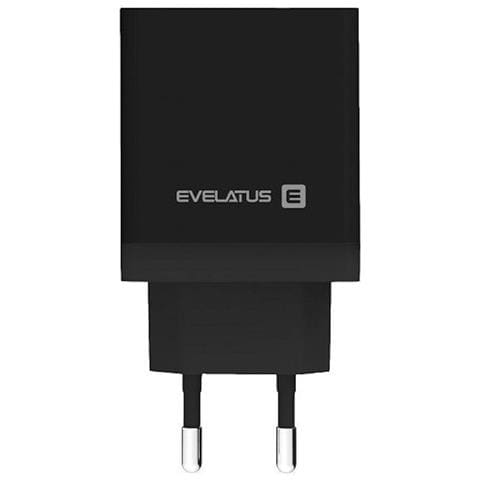 Etc06 Premium 32w Adaptive 3 Port 5v-12v 2x Usb / Usb-c Travel Charger Black - Foto 4