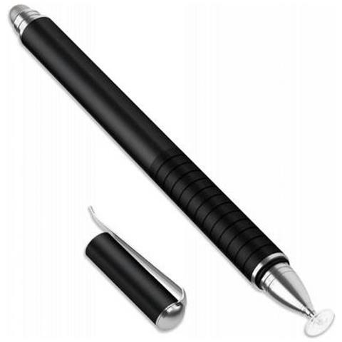 Pennino Capacitivo 2 In 1 Alta Precisione Con Punta Intercambiabile, Nero - Foto 1