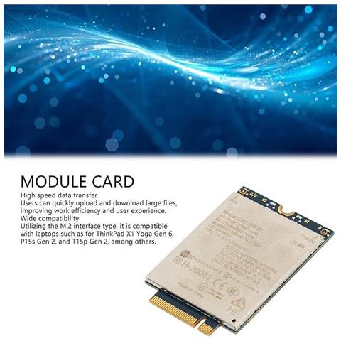 ThinkPad Quectel RM520N-GL 5G M. 2 WWAN Module per ThinkPad X1 Yoga Gen 6 P15s Gen 2 T15p Gen 2 - Foto 2