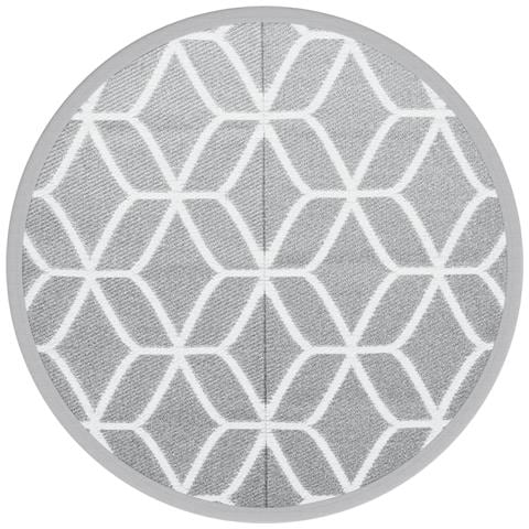 Tappeto Da Esterno Arakil Grigio 120 Cm In Pp - Foto 2